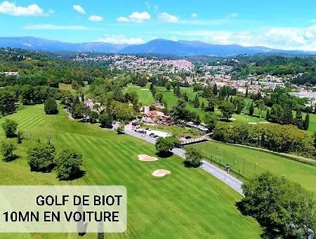 4p, Piscine, Tennis, Wifi, Proche Centre Et Plages Appartamento Antibes