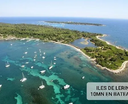 4p, Piscine, Tennis, Wifi, Proche Centre Et Plages Antibes